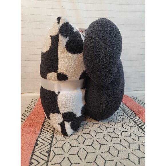 Disney Mickey Mouse Black White Decorative Pillow Set - Picture 10 of 15